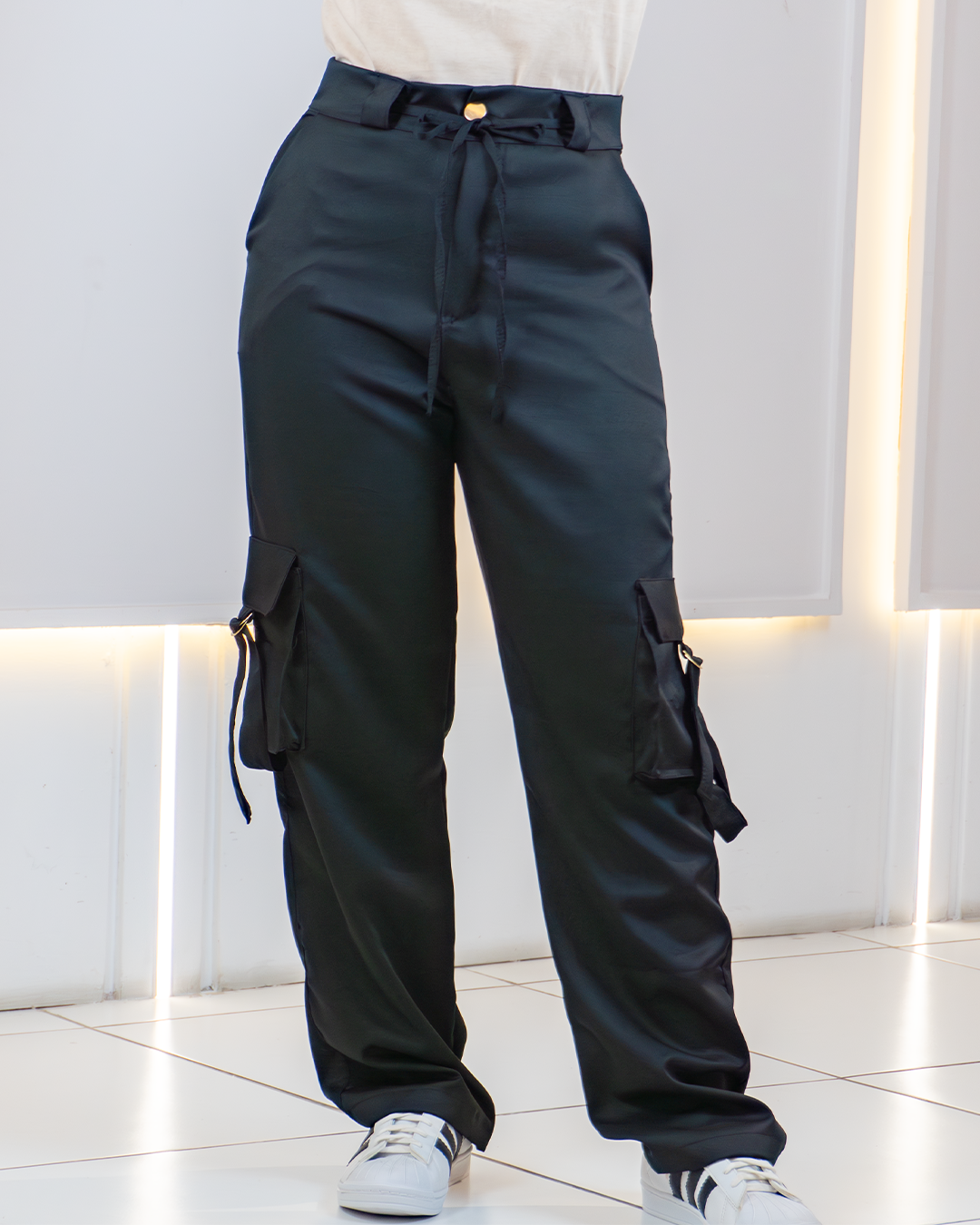 Calça Cargo Wid Leg