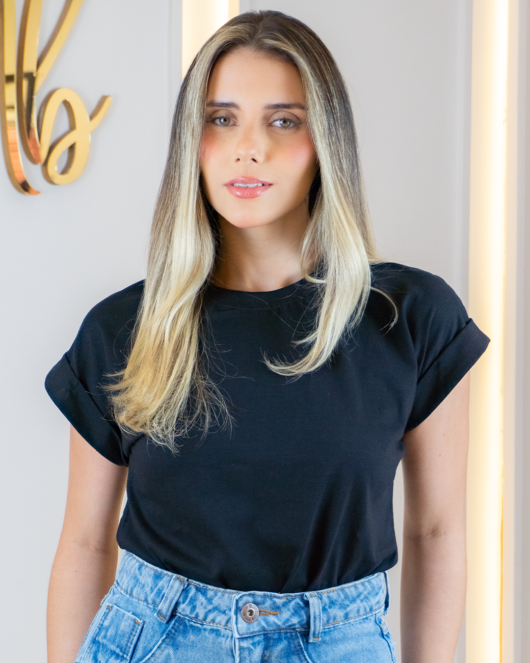 T-shirt Manga Japonesa Algodão com Elastano - Imagem 3